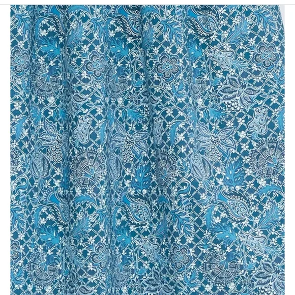 Hill House Blue Maxi Cosima Dress Navy Trellis - Picture 3 of 8